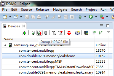 eclipse_dump_heap